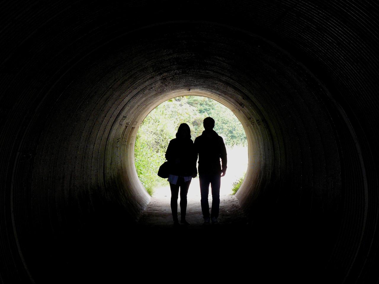 Free Images : silhouette, light, black and white, photography, tunnel ...