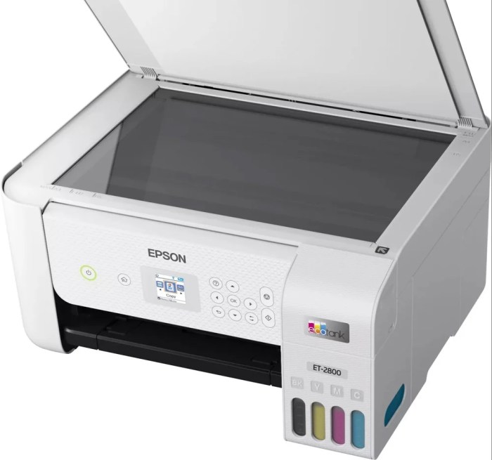 EcoTank ET-2800 Wireless Color All-in-One Cartridge-Free Supertank ... Epson EcoTank ET-2800 Supertank Printer for Students