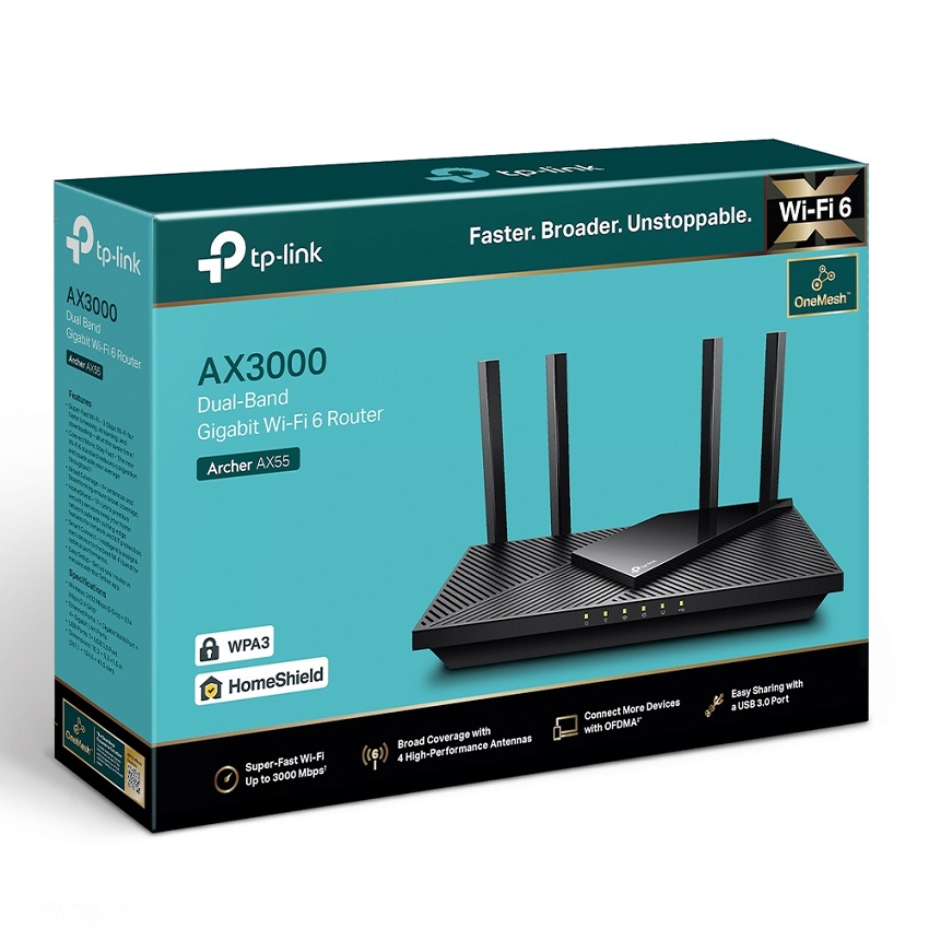 TP-Link Archer AX55 WiFi 6 Router Unleashes Speed